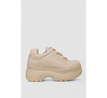 Кроссовки женские, цвет бежевый, 248R195