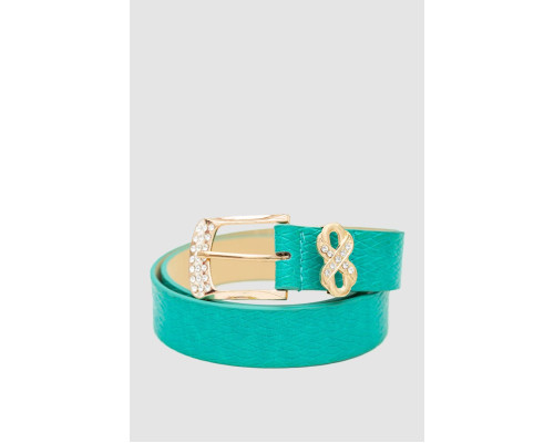 Ремінь жіночий, колір бірюзовий, 196R3010W16