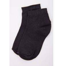 Дитячі однотонні шкарпетки, чорного кольору, 167R605-1