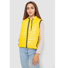 Жилетка жіноча дута, колір жовтий, 102R380