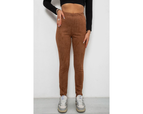 Лосины однотонные, цвет коричневый, 257R2045