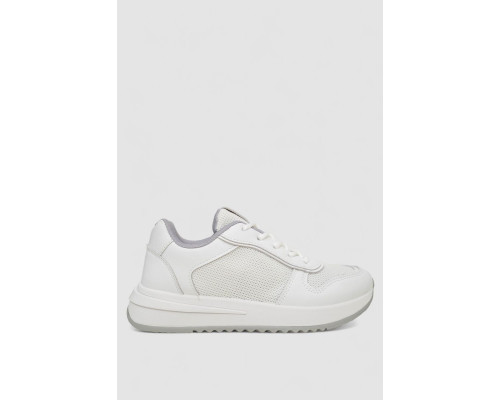Кроссовки женские, цвет бело-серый, 248RG70