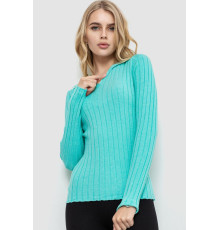 Кофта жіноча однотонна, колір м'ятний, 204R018