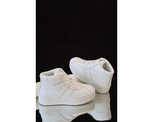 Кроссовки женские демисезонные, цвет белый, 248RWA160