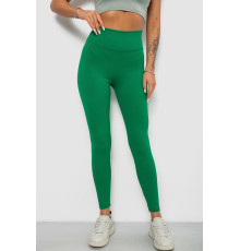 Лосини однотонні в рубчик, колір зелений, 244R312-5