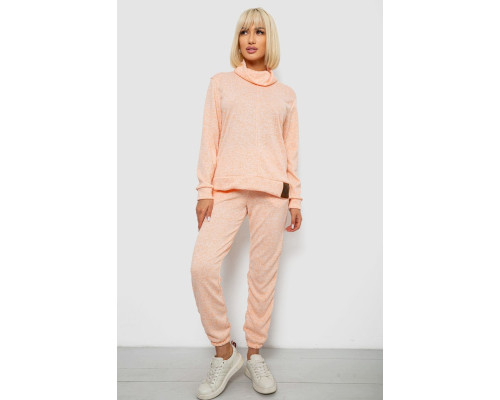 Костюм жіночий повсякденний, колір персиковий, 257R123