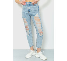 Джинсы женские MOM, цвет голубой, 164R5570