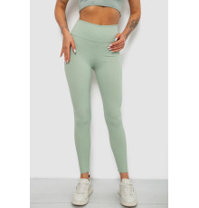 Лосини однотонні в рубчик, колір фісташковий, 244R312-5