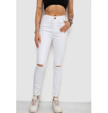 Джинси жіночі, колір білий, 182R539 Джинси жіночі, колір білий, 182R539