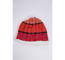 Дитяча шапка, теракотового кольору, з вовни, 167R7777