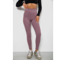 Лосины однотонные в рубчик, цвет пудровый, 244R686