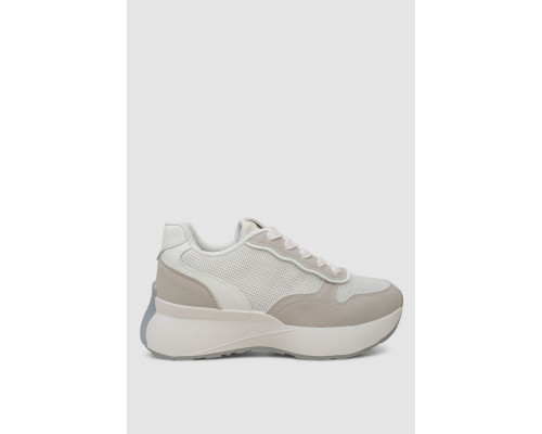 Кроссовки женские, цвет бело-серый, 248RXM110