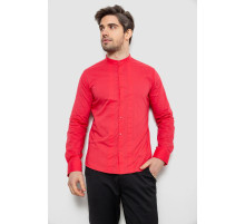 Рубашка мужская однотонная, цвет розовый, 186R2033