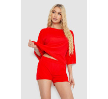 Костюм женский повседневный, цвет красный, 238R6628