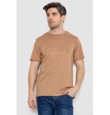 Футболка чоловіча базова білизняна, колір бежевий, 244R121 Футболка чоловіча базова білизняна, колір бежевий, 244R121