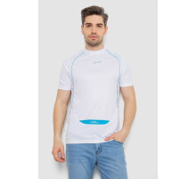 Футболка чоловіча з принтом, колір білий, 244R0508