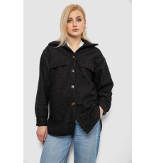 Сорочка-бомбер жіноча, колір чорний, 257R153