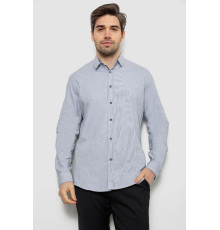 Сорочка чоловіча в смужку, колір сірий, 186R6918-7