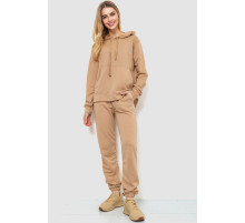 Спорт костюм жіночий двонитка, колір бежевий, 244R009