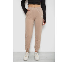 Спортивные штаны женские, цвет бежевый, 238R5052-1