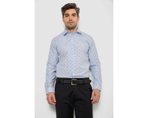 Рубашка мужская, цвет голубой, 214R824