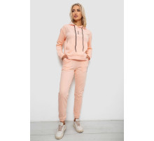 Спортивний костюм жіночий двонитка, колір персиковий, 214R1419-001