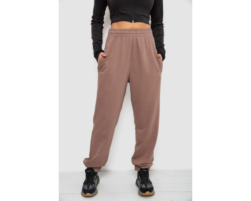 Спортивні штани жіночі демісезонні, колір мокко, 102R415