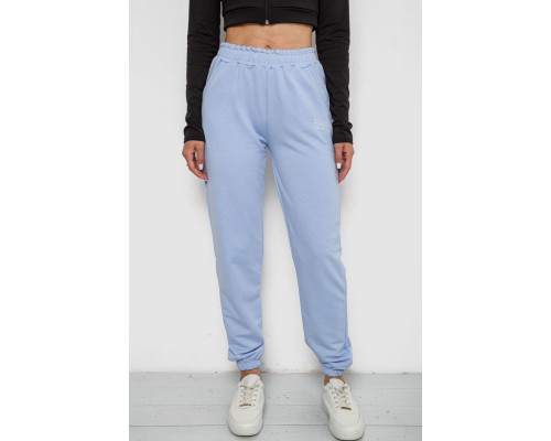 Спортивні штани жіночі, колір блакитний, 238R5052