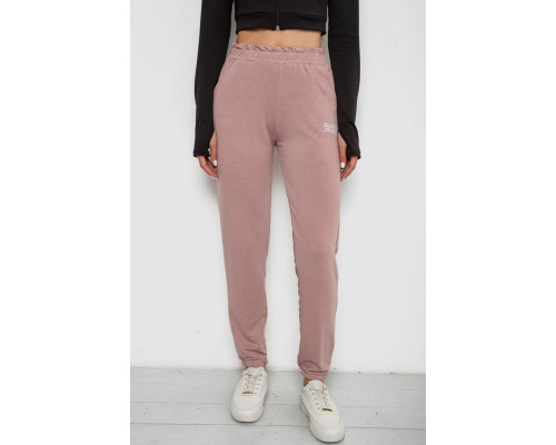 Спортивні штани жіночі, колір пудровий, 238R5052