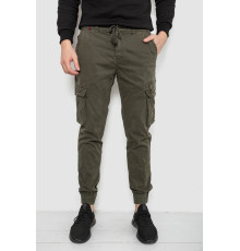 Штаны мужские однотонные, цвет хаки, 244R1641