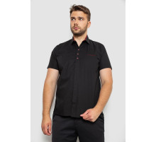 Сорочка чоловіча, колір чорний, 186R7326-1