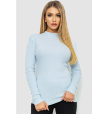Кофта жіноча однотонна базова, колір світло-блакитний, 244R2032
