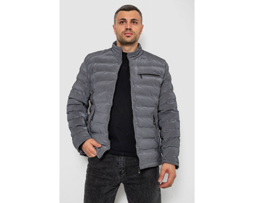 Куртка чоловіча демісезонна, колір сірий, 214R822К