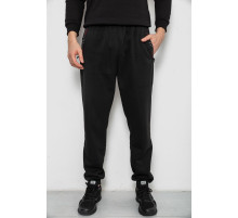 Спортивні штани чоловічі на флісі, колір чорний, 244R41748