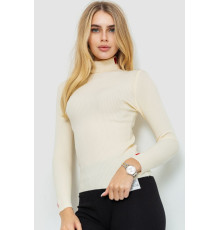 Гольф женский однотонный, цвет кремовый, 204R052