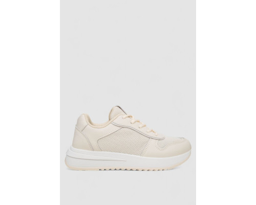 Кроссовки женские, цвет бежевый, 248RG70