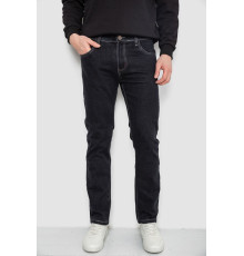 Джинсы мужские демисезонные, цвет черный, 243R8118