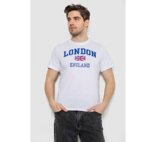 Футболка чоловіча з принтом, колір білий, 241R1909