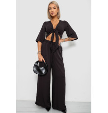 Костюм женский, цвет черный, 258R270