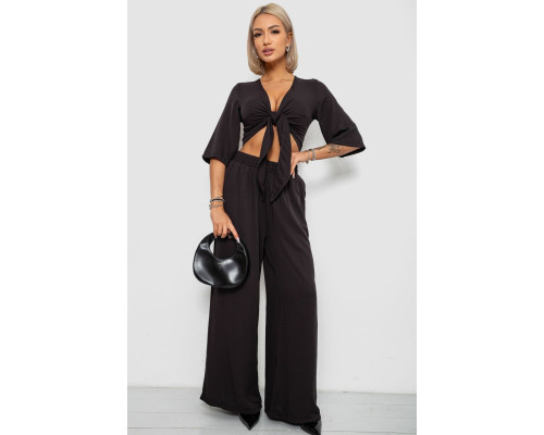 Костюм женский, цвет черный, 258R270
