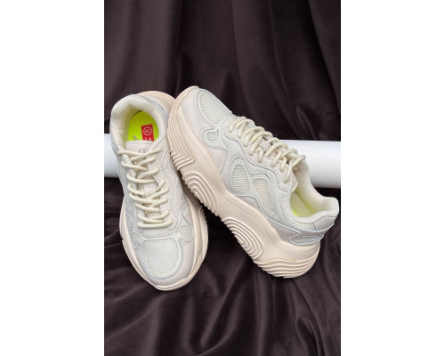 Кросівки жіночі, колір бежевий, 248RCX1270