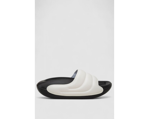 Шльопанці жіночі, колір чорно-білий, 248RYY03