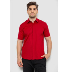 Сорочка чоловіча однотонна, колір бордовий, 214R6917-3