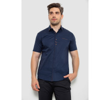 Сорочка чоловіча, колір темно-синій, 214R7007