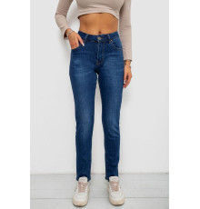 Джинси жіночі на флісі, колір синій, 244RVE952