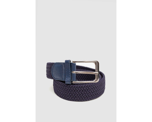 Ремінь чоловічий, колір темно-синій, 196R35T1W21