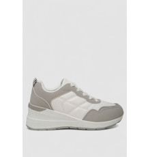 Кроссовки женские, цвет бело-серый, 248RNG07