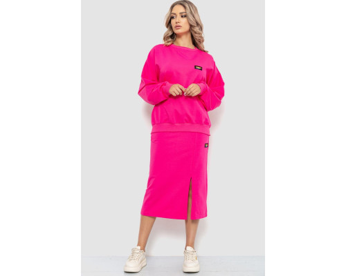 Костюм женский повседневный, цвет розовый, 115R0517