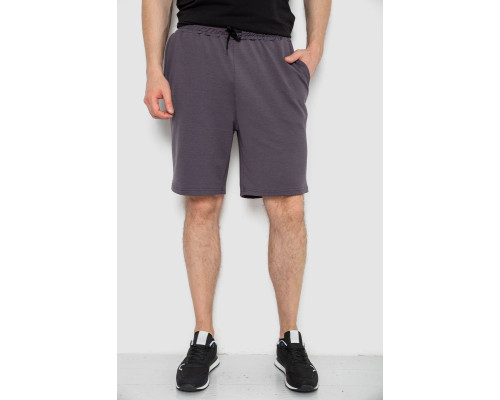 Шорти чоловічі, колір темно-сірий, 119R236