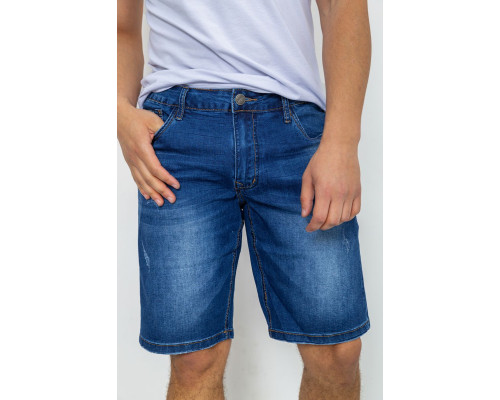 Джинсовые шорты мужские, цвет синий, 244R5A-078